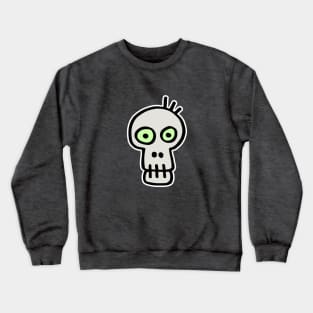 Green Eyed Skull Head Crewneck Sweatshirt